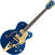 Halvakustisk gitarr Gretsch G6120TG Players Edition Nashville Azure Metallic Halvakustisk gitarr