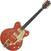 Halvakustisk gitarr Gretsch G6620TFM Players Edition Nashville Orange Stain Halvakustisk gitarr