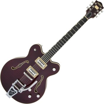 Guitare semi-acoustique Gretsch G6609TFM Players Edition Broadkaster Dark Cherry Stain Guitare semi-acoustique - 1