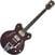 Guitare semi-acoustique Gretsch G6609TFM Players Edition Broadkaster Dark Cherry Stain Guitare semi-acoustique