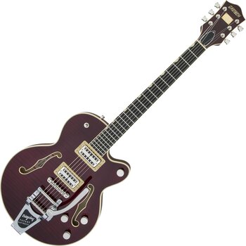 Guitare semi-acoustique Gretsch G6659TFM Players Edition Broadkaster Jr. Dark Cherry Stain Guitare semi-acoustique - 1