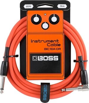 Kabel instrumentalny Boss BIC-10A-OR 10ft Prosty - Kątowy Kabel instrumentalny - 1