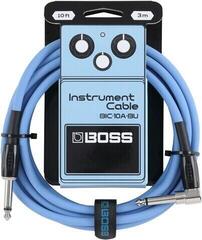 Cavo per strumento Boss BIC-10A-BU 10ft Dritto - Angolo Cavo per strumento