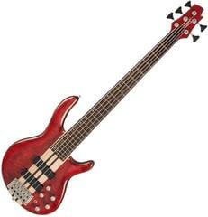 5-string Bassguitar Cort A5 Plus FMMH OPBC Open Pore Black Cherry 5-string Bassguitar