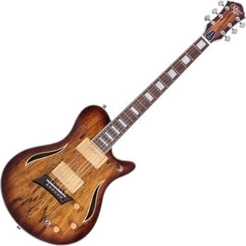 Halbresonanz-Gitarre Michael Kelly Hybrid Special Spalted Maple Burst Halbresonanz-Gitarre - 1