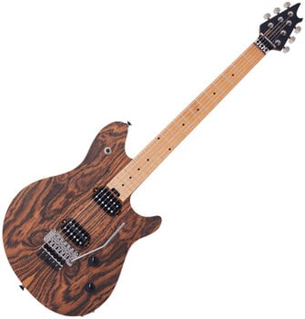 Guitare électrique EVH Wolfgang Standard Exotic Bocote Baked MN Natural Guitare électrique - 1