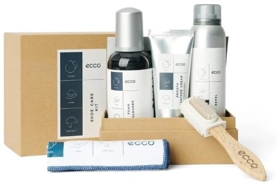 Footwear maintenance Ecco Shoe Care Kit Transparent Cleaning Set