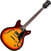 Halvakustisk gitarr Guild STARFIRE-IV-ST-ATB Antique Burst Halvakustisk gitarr
