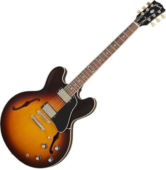 Poolakustiline kitarr Gibson ES-335 Satin Vintage Burst Poolakustiline kitarr - 1