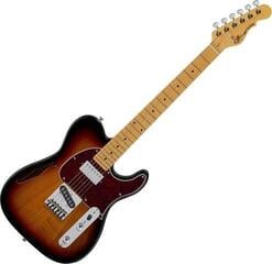 Félakusztikus - jazz-gitár G&L Bluesboy 3-Tone Sunburst Félakusztikus - jazz-gitár