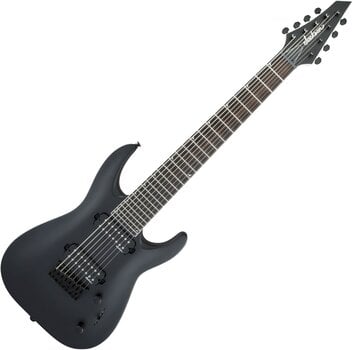 8 струнна електрическа китара Jackson JS Series JS32-8 Dinky DKA AH Satin Black 8 струнна електрическа китара (Почти нов) - 1