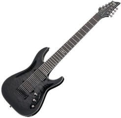 Guitares 8 cordes Schecter Hellraiser Hybrid C-8 Trans Black Burst Guitares 8 cordes