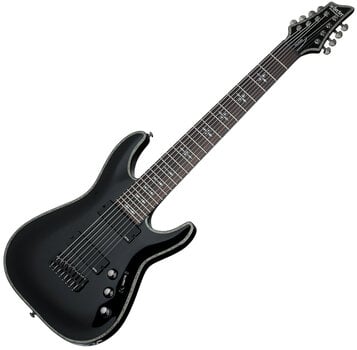 8-saitige E-Gitarre Schecter Hellraiser C-8 Gloss Black 8-saitige E-Gitarre - 1