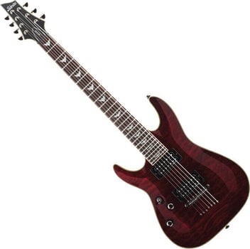 7-string Electric Guitar Schecter Omen Extreme-7 LH Black Cherry 7-string Electric Guitar - 1