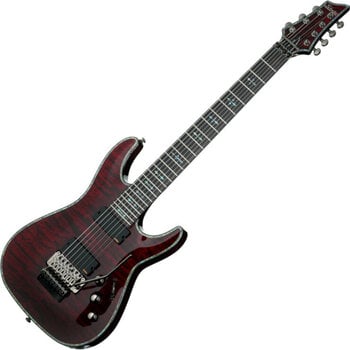7-string Electric Guitar Schecter Hellraiser C-7 FR Black Cherry 7-string Electric Guitar - 1
