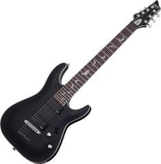 E-Gitarre Schecter Damien Platinum-7 Satin Black E-Gitarre