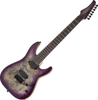 Guitarra elétrica de 7 cordas Schecter C-7 Pro Aurora Burst Guitarra elétrica de 7 cordas - 1