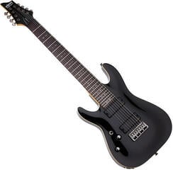 Guitares 8 cordes Schecter Omen-8 LH Gloss Black Guitares 8 cordes
