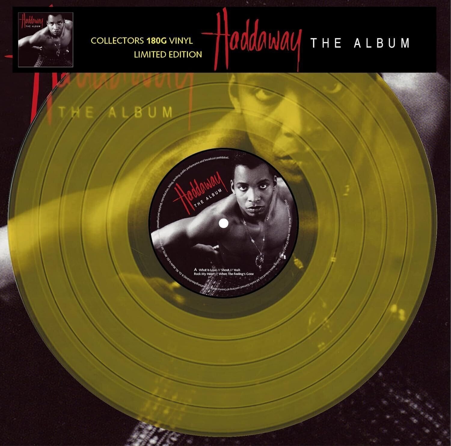 Haddaway - The Album (Yellow Transparent Coloured) (LP)