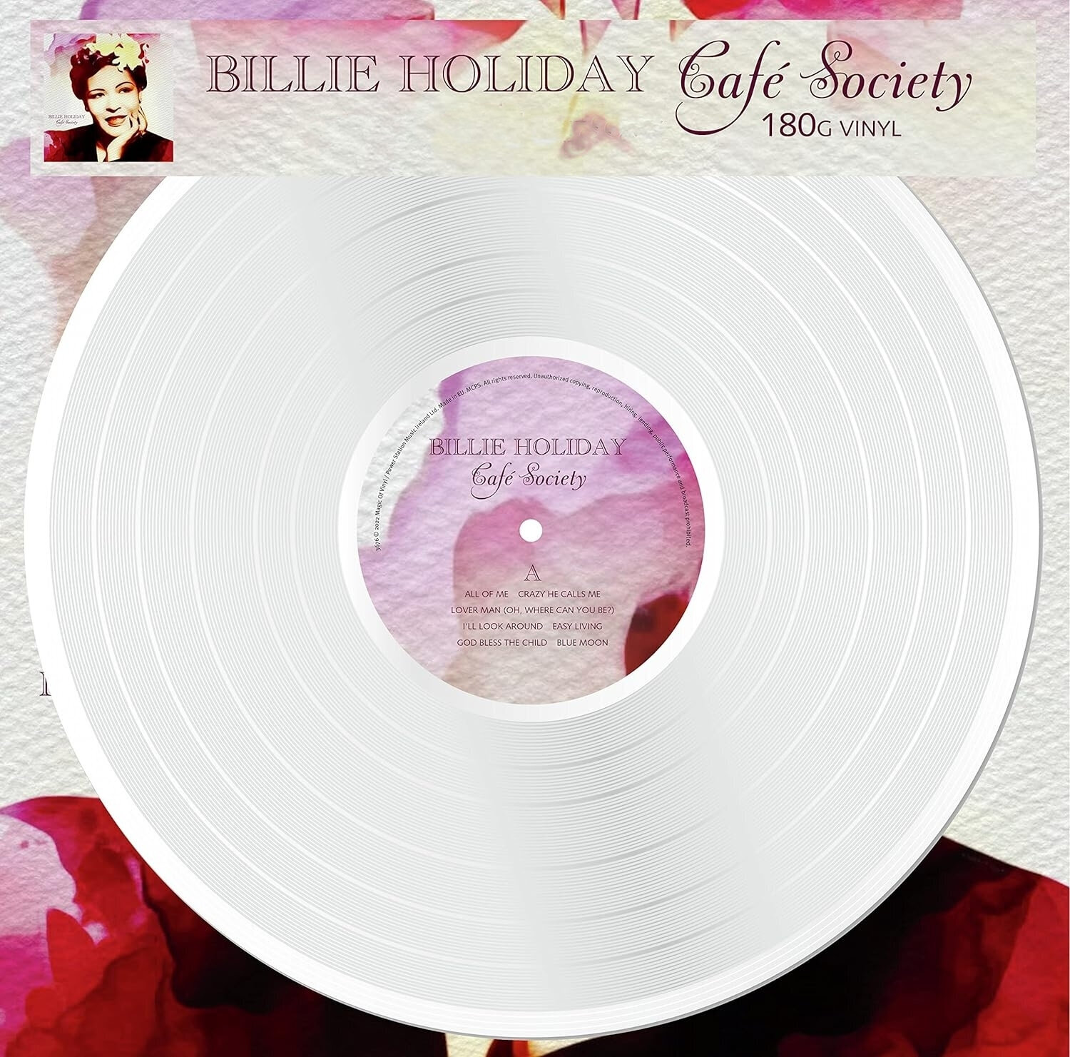 Płyta winylowa Billie Holiday - Café Society (White Coloured) (LP)
