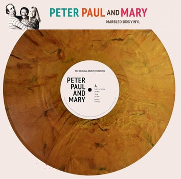 Płyta winylowa Peter, Paul and Mary - The Original Debut Recording (Gold Marbled Coloured) (LP) - 1