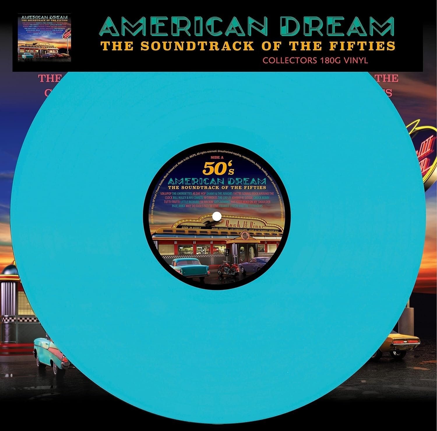 Hanglemez Various Artists - American Dream - Soundtrack Of The 50 (Blue Coloured) (LP)