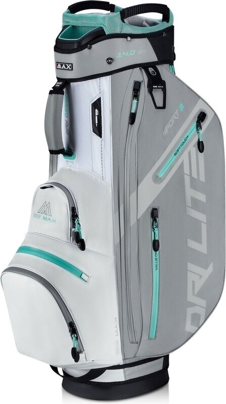 Cart Bag Big Max Dri Lite Sport 3 Grey/White/Mint Cart Bag