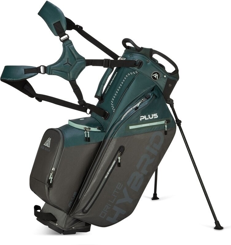 Big Max Dri Lite Hybrid Plus Stand Bag Forest Green/Charcoal