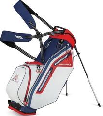 Stand bag Big Max Dri Lite Feather 2 Stand bag Steel Blue/Red/White