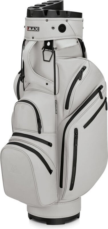 Saco de golfe para carrinho Big Max Dri Lite Silencio Prime Off White Saco de golfe para carrinho