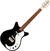 Halvakustisk gitarr Danelectro The Stock 59 Black Halvakustisk gitarr