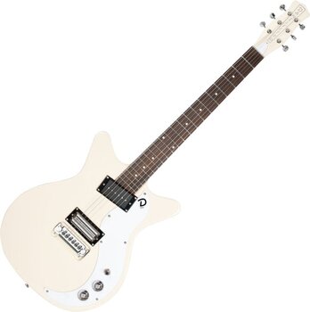 Halvakustisk gitarr Danelectro 59X Cream Halvakustisk gitarr - 1