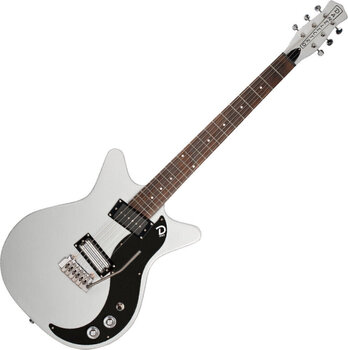 Poolakustiline kitarr Danelectro 59XT Silver Poolakustiline kitarr - 1