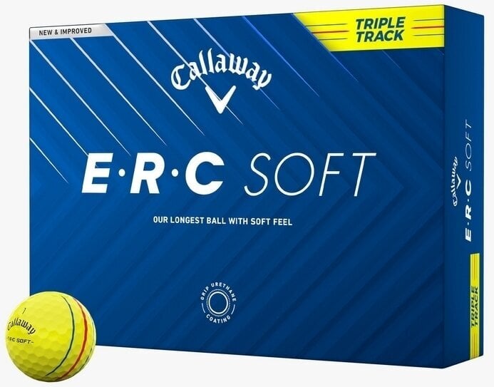 Callaway ERC Soft 2025 Yellow Triple Track Golflabda