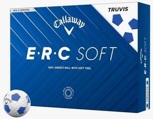 Golfové míčky Callaway ERC Soft 2025 White Truvis Blue Golfové míčky