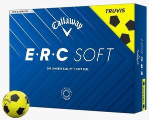Golf Balls Callaway ERC Soft 2025 Yellow Truvis Black Golf Balls