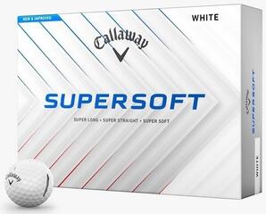 Golfové lopty Callaway Supersoft 2025 White Basic Golfové lopty