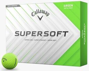 Piłka golfowa Callaway Supersoft 2025 Matte Green Basic Piłka golfowa