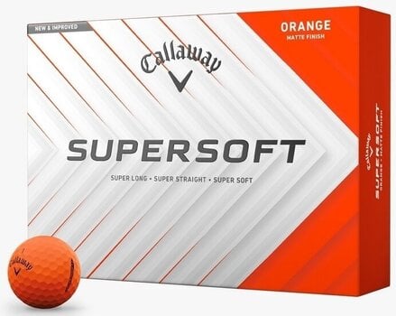 Palle da golf Callaway Supersoft 2025 Matte Orange Basic 12 Palle da golf - 1