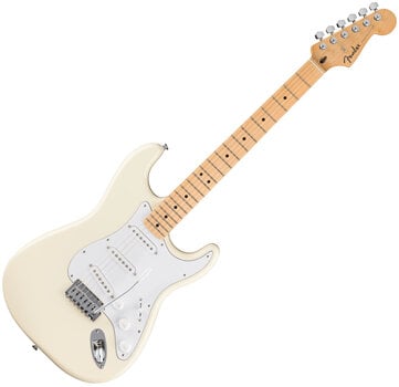 Electric guitar Fender Standard Stratocaster MN Olympic White Electric guitar - 1