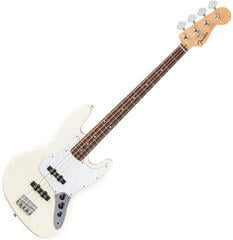 Elektrická basgitara Fender Standard Jazz Bass LRL Olympic White Elektrická basgitara