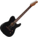 Fender Acoustasonic Standard Telecaster Black Speciali akustinė-elektrinė gitara (Kaip naujas)
