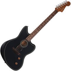 Chitarra Semiacustica Fender Acoustasonic Standard Jazzmaster Black Chitarra Semiacustica