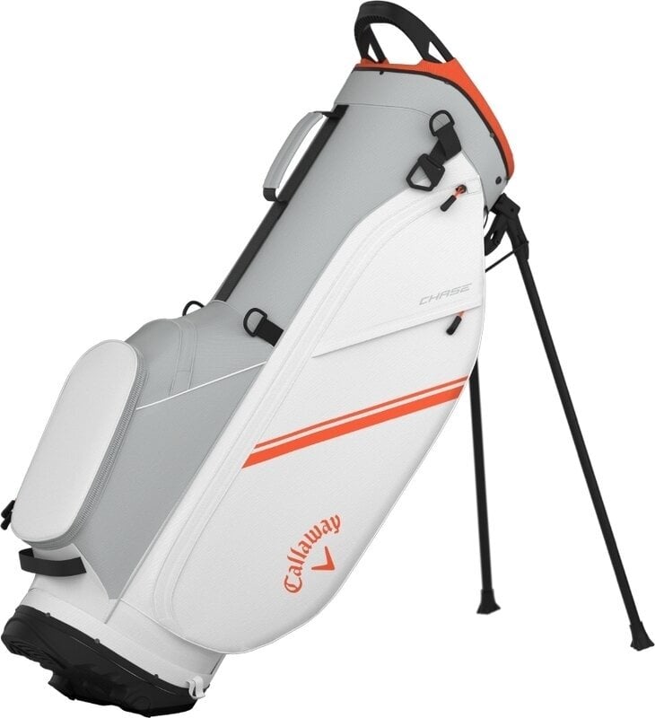 Callaway Chase 4 Stand bag White/Silver/Orange