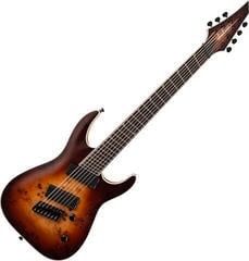 Multiscale electric guitar Jackson Concept Series Soloist SLAT7P HT MS Bourbon Burst Multiscale electric guitar