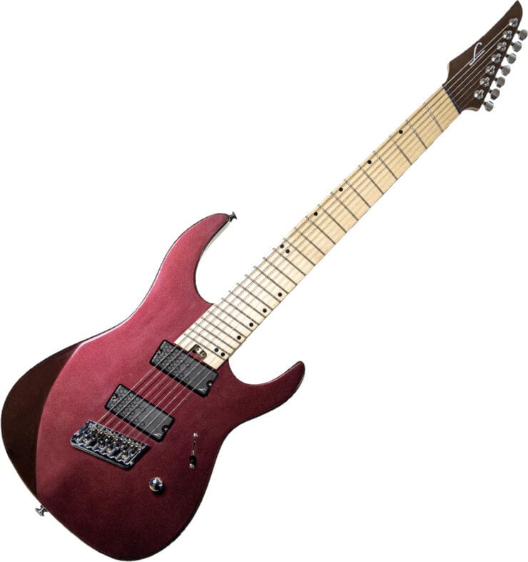 Guitarra elétrica multiescala Legator N7FS Ninja Solar Eclipse Guitarra elétrica multiescala (Danificado)