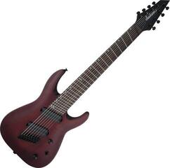 Multi-scale elektrische gitaar Jackson X Series Dinky Arch Top DKAF8 IL Black Multi-scale elektrische gitaar