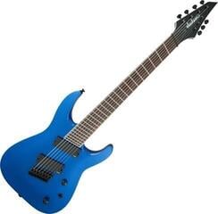 Multi-scale elektrische gitaar Jackson X Series Soloist Archtop SLAT7 IL Metallic Blue Multi-scale elektrische gitaar