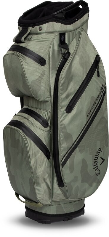 Saco de golfe para carrinho Callaway Chase 14 Dry Green Camo Saco de golfe para carrinho