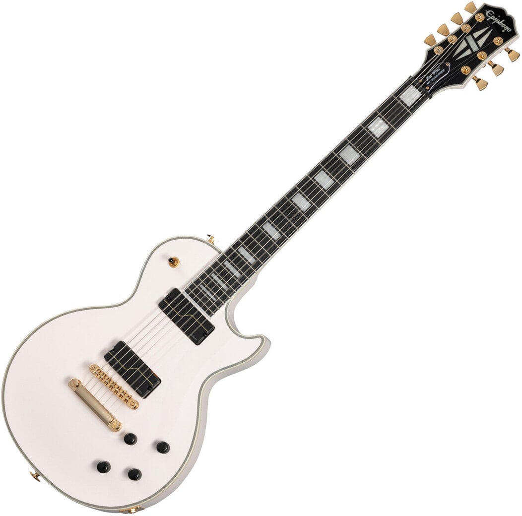 Epiphone Matt Heafy Les Paul Custom Origins 7 Bone White Chitară